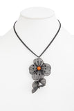 Floral Pendant Statement Necklace