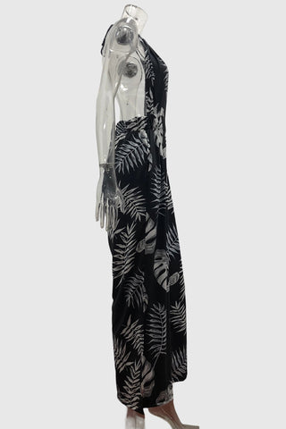 Tropical Halter Jumpsuit
