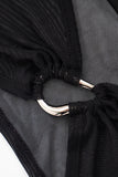 Asymmetrical Ring-Detail Tank Top