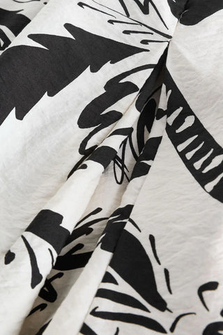 Printed Maxi Casual Dress