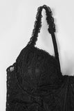 Lace Detail Bustier Top