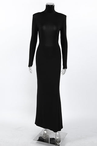 Elegant Open-Back Evening Gown