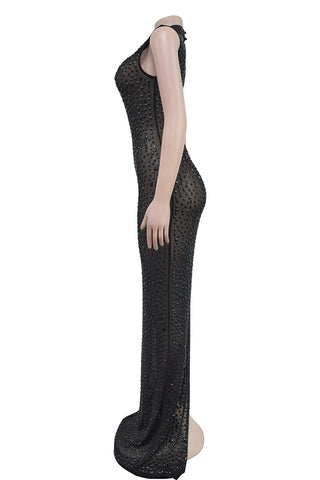 Elegant Beaded Night Out Dress