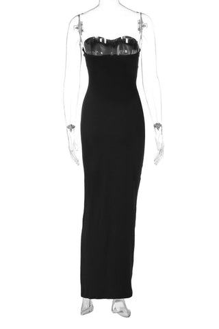 Elegant Strapless Evening Dress