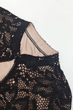 Lace Cutout Mini Dress