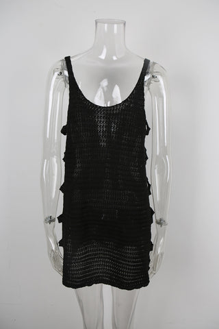 Open-Knit Beach Cover-Up