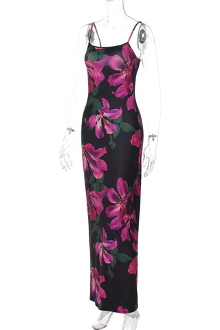 Floral Print Maxi Dress