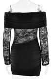 Lace Off-Shoulder Night Out Dress