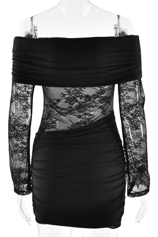 Lace Off-Shoulder Night Out Dress