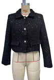 Sparkle Button Blazer