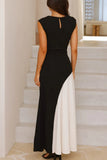 Asymmetrical Casual Maxi Dress