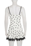 Spaghetti Strap Polka Dot Casual Dress