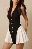 Chic Button-Front Casual Dress