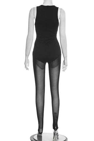 Sleeveless Bodysuit Jumpsuit