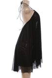 Halter Dress with Flowing Design