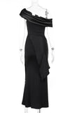 Off-Shoulder Wrap Casual Dress