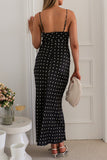 Polka Dot Sundress with Lace Trim