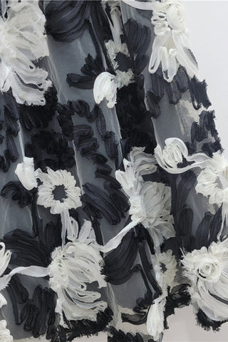 Floral Embellished Maxi Skirt