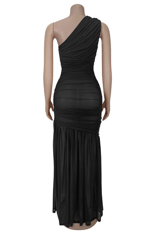 One-Shoulder Maxi Dress