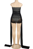 Elegant Ruched Evening Dress