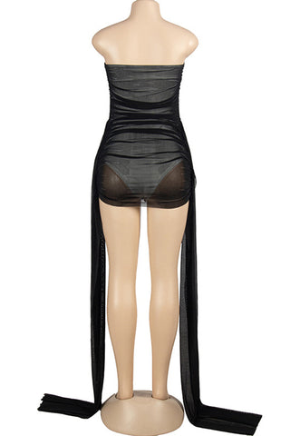 Elegant Ruched Evening Dress