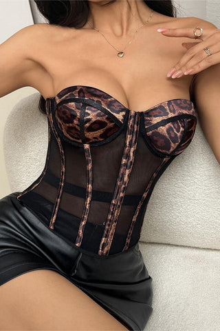 Strapless Corset Tank Top