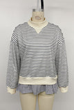 Striped Layered Sweatshirt