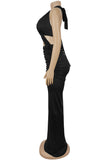 Cutout Detail Maxi Dress