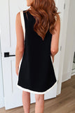 Sleeveless V-Neck Casual Dress