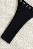 Eyelet-Detail Two-Piece Bikini Set
