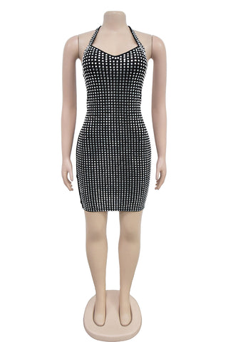 Halter-Neck Mini Dress