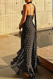 Polka Dot Spaghetti Strap Dress