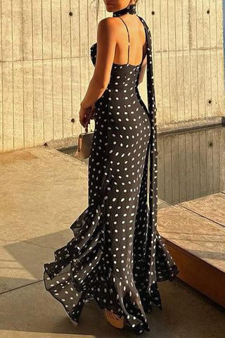 Polka Dot Spaghetti Strap Dress