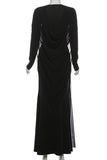 Elegant Ruched Evening Dress
