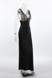 Lace-Trim Sleeveless Midi Dress