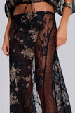 Floral Sheer Maxi Skirt