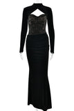 Elegant Lace Evening Gown