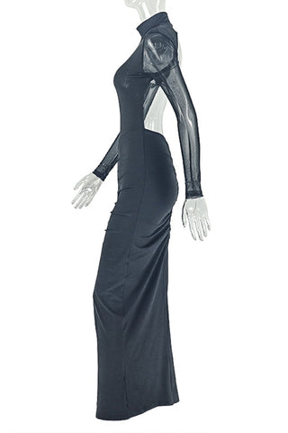 Elegant Ruched Evening Gown