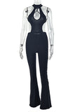 Halter Cutout Jumpsuit