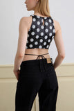 Polka Dot Sleeveless Tank