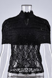 High-Neck Lace Tank Top