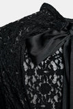 Elegant Lace High-Neck Bodysuit