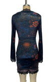 Floral Long Sleeve Casual Dress