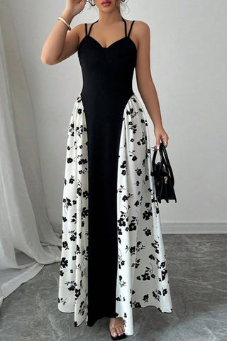Strappy Floral Maxi Dress