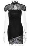 Lace-Trim Night Out Dress