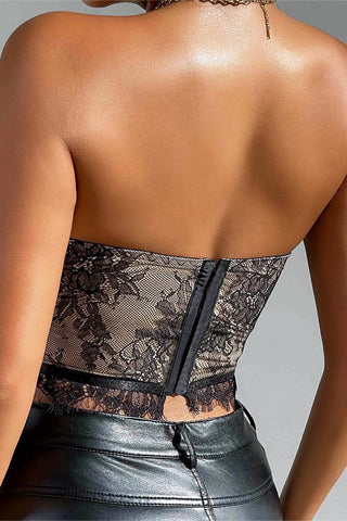 Lace Bustier Top