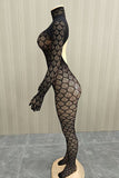 Elegant Lace Patterned Jumpsuit