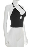 Halter Cutout Tank Top