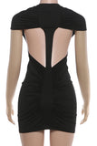 Elegant Fitted Evening Dress