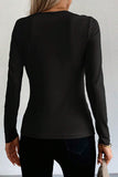 Elegant Asymmetrical Neckline Top